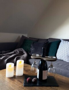 Glasholder til 2 glas.